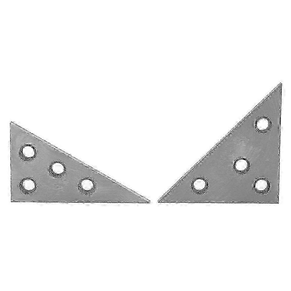 2pcs Angle Block Set 30-60-90 &amp; 45-45-90 Degree Precision Machinist Measurement Tool