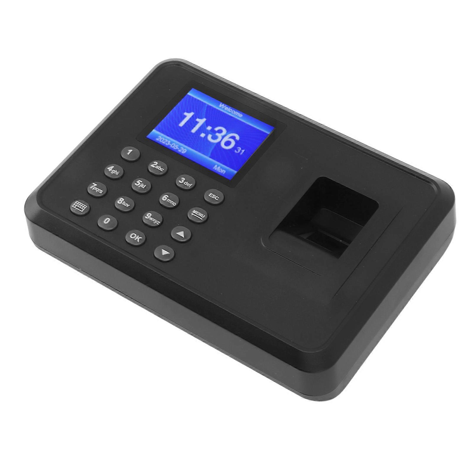 Fingerprint Password Attendance Machine Intelligent Employee Checking in Recorder for Office