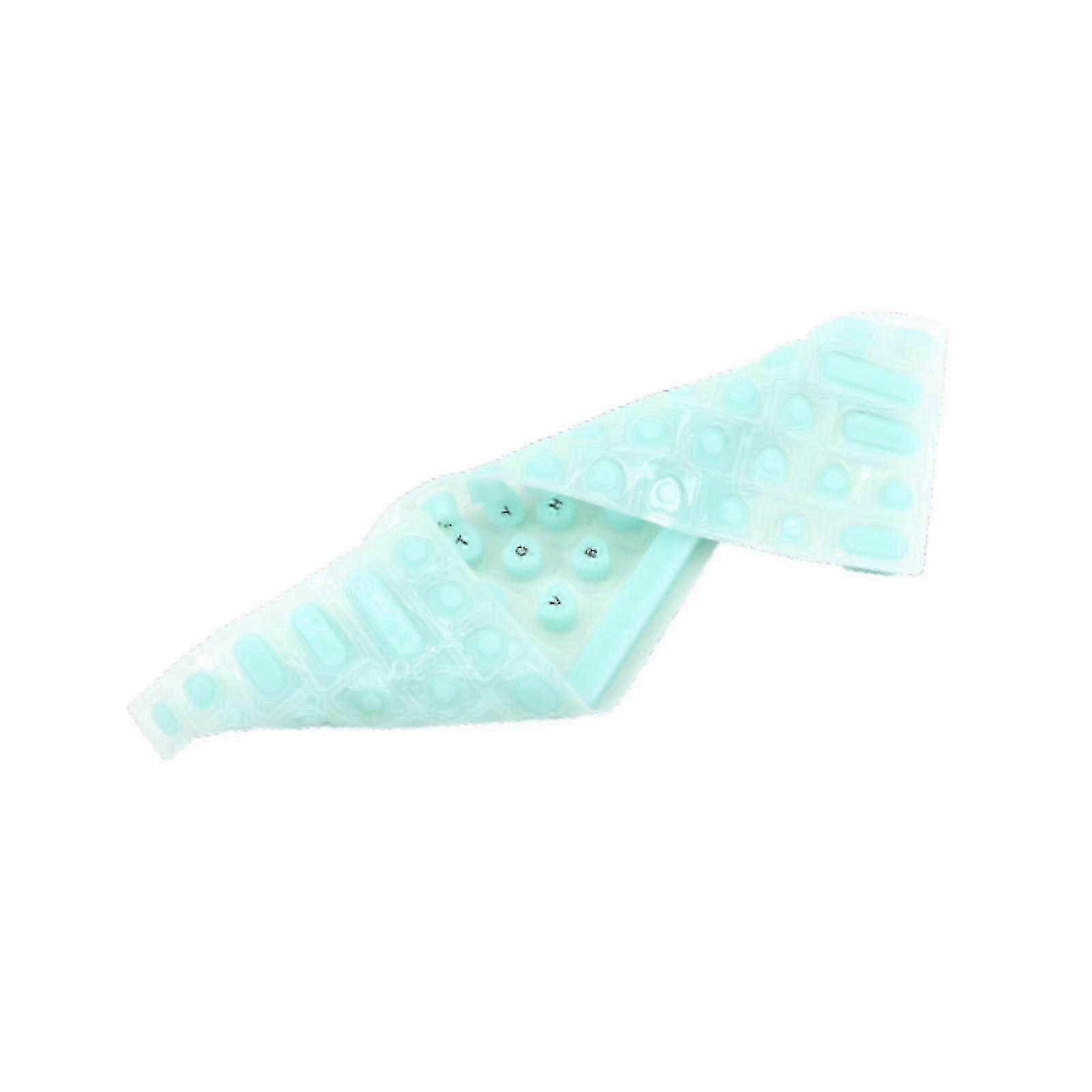 Nail Art Keyboard Film Comfortable Easy to Clean Heart Keys Raised Universal Transparent White