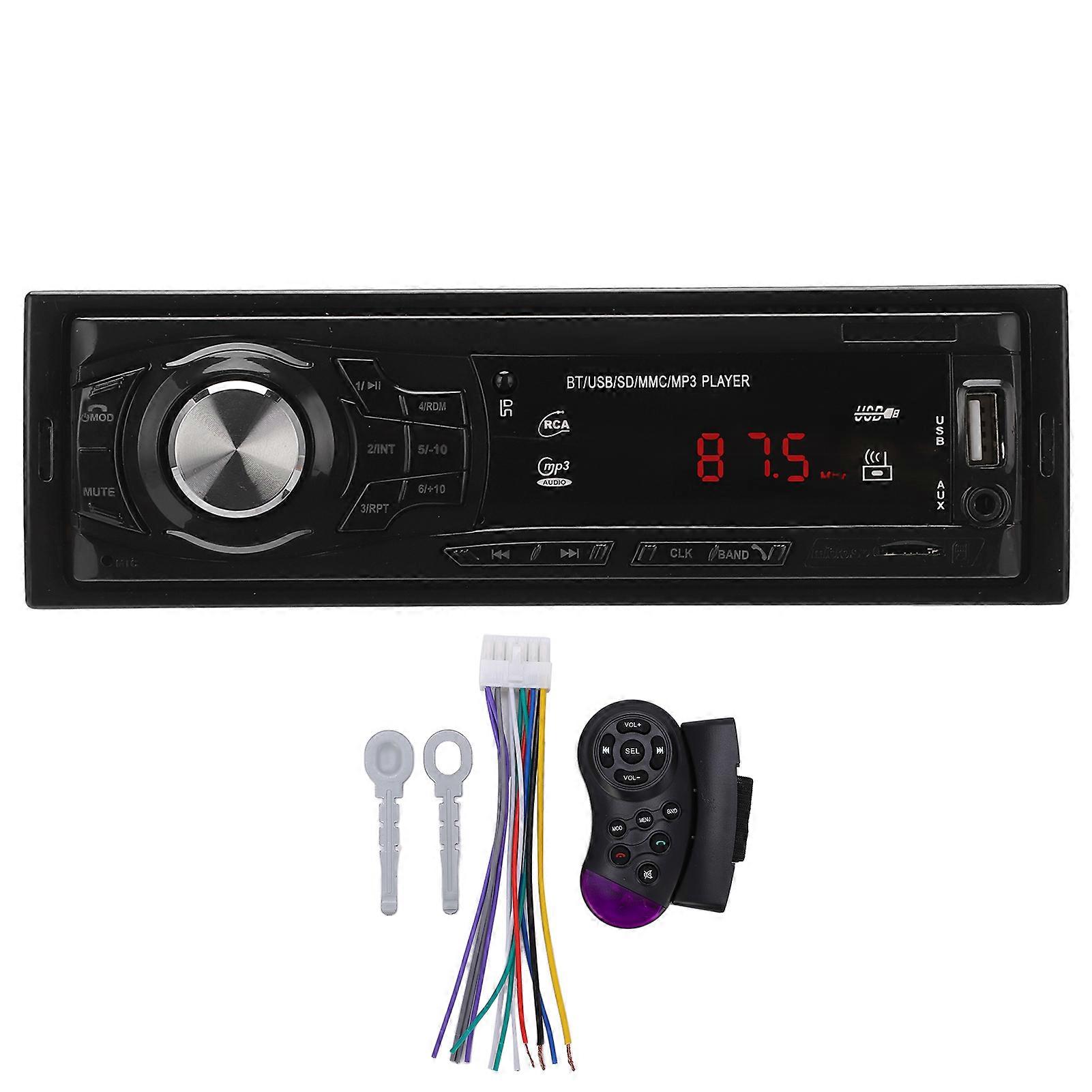 Multimedia car stereo with Bluetooth and USB support