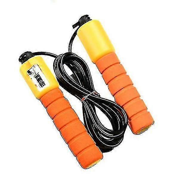 Springseile mit Counter Fitness Jump Skip (orange)
