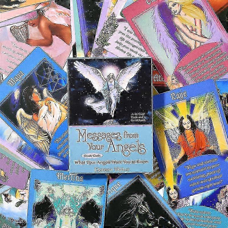 Messages From Your Angels Oracle Cards Deck Mysterious Tarot Cards Board Game