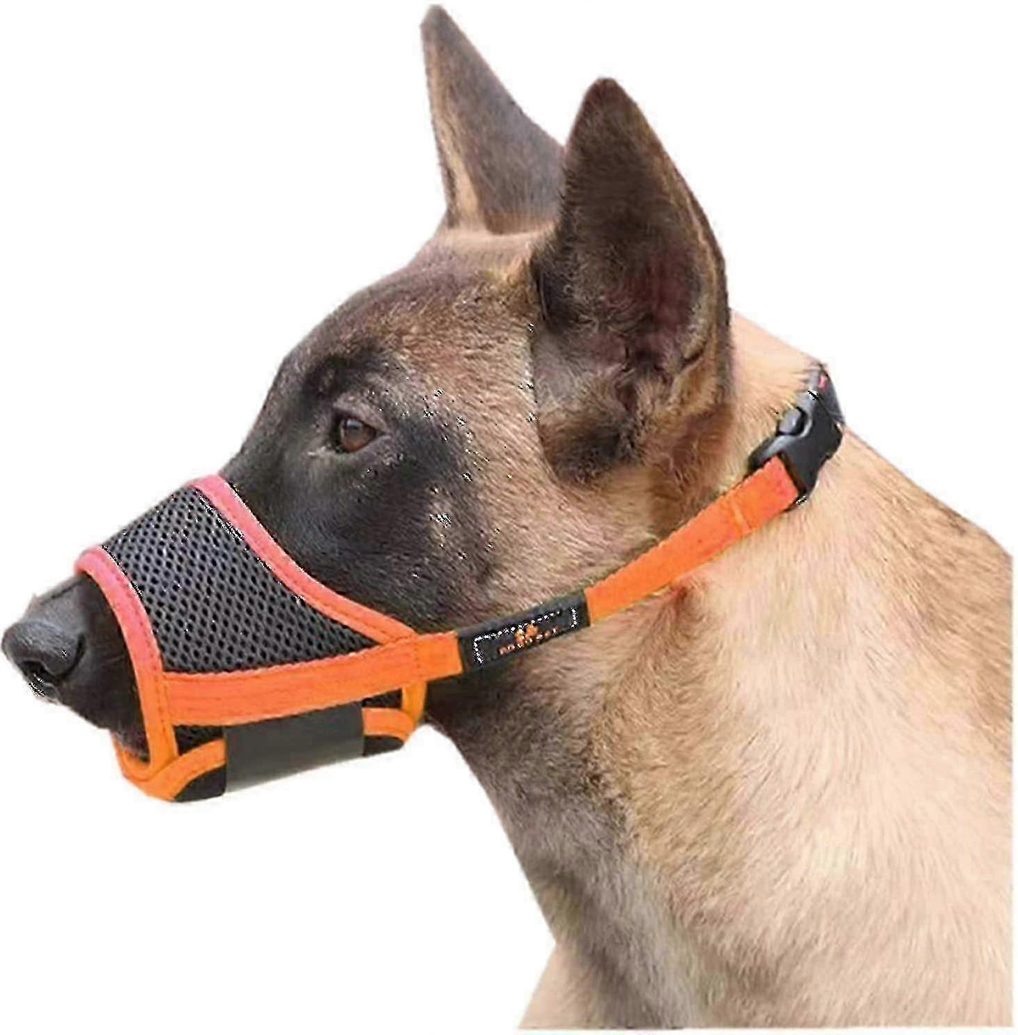 Dog Muzzle Nylon Anti-biting Barking Secure, Mesh Breathable Pets Muzzle