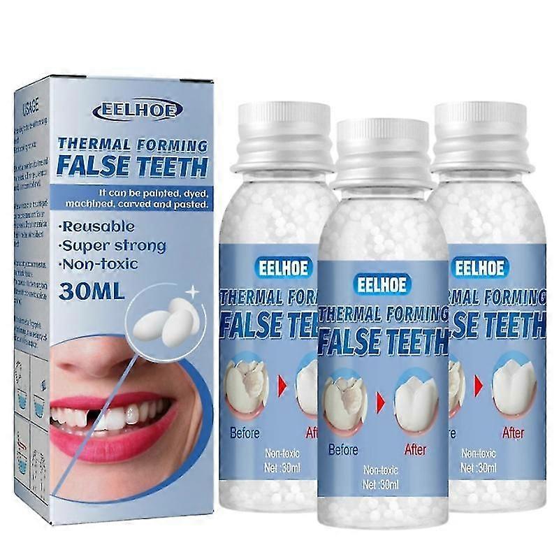 3Bottle Temporary Tooth Repair Kit Teeth & Gaps FalseTeeth Solid Glue Denture Adhesive