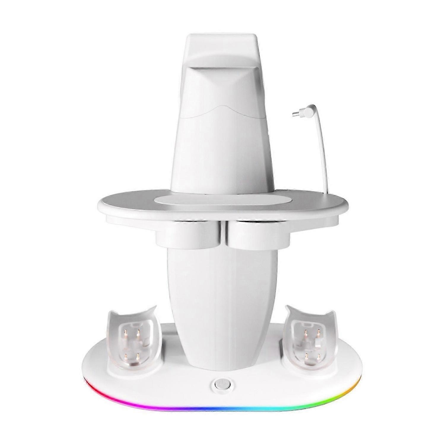 VR Stand Headsets Charging Dock LED VR Display Stand Accessories For 3S/3/2 Headsets Controller LED Lighting Charging Rack
