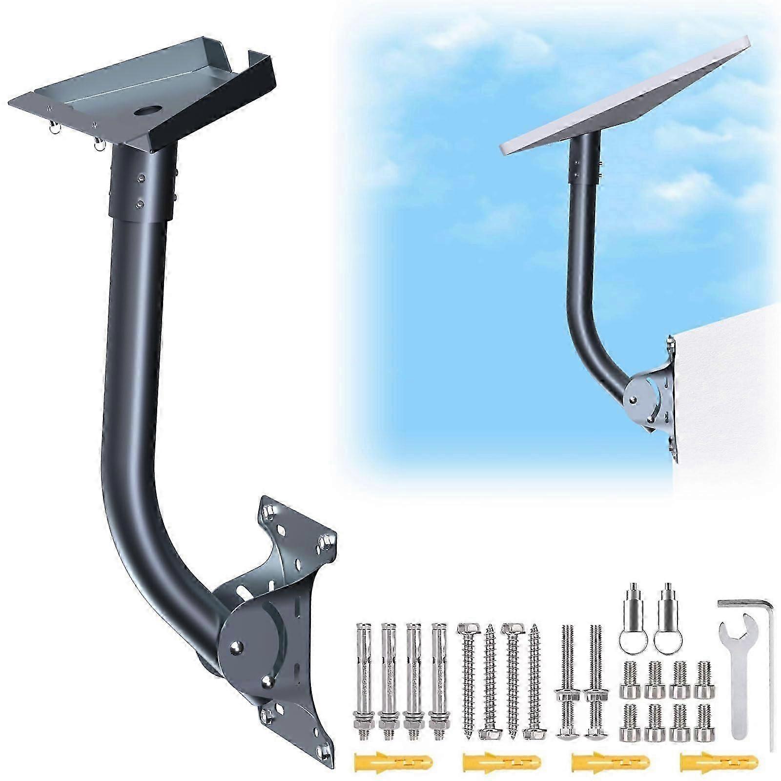 Starlink Gen 3 Mounting Kit, 360 Rotatable Wall/Roof/Pole Bracket Compatible with Starlink Satellite Dish
