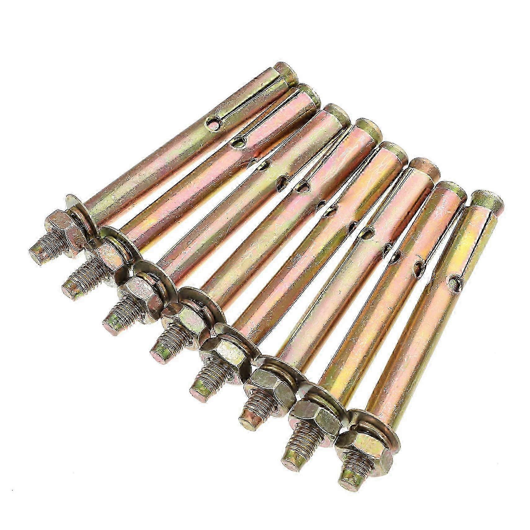 8pcs High Tensile Strength Expansion Bolts for Wall Construction, M8 Screws for Various Applications