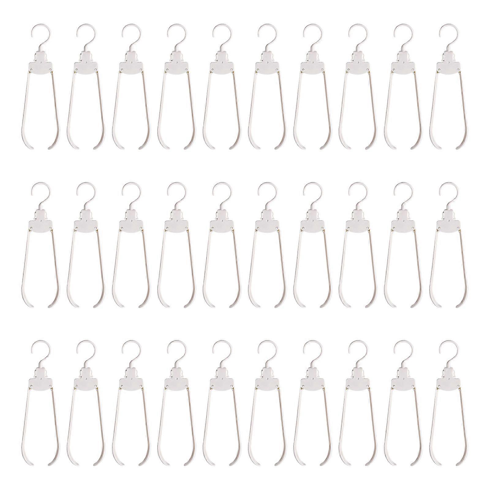 Foldable Garment Hanger For Wardrobes Organization Clothes Storage Rack For Efficient Closet Space Optimization  White