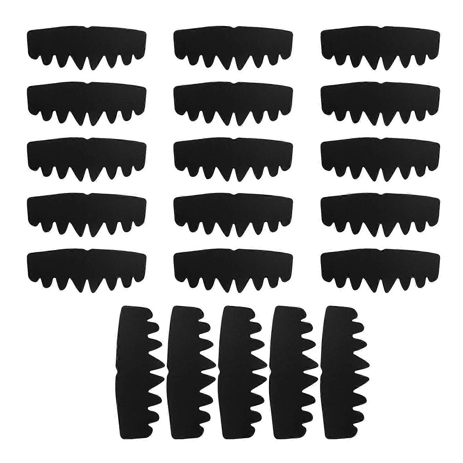 20PCS Breathable Cap Inserts Breathable Polyester Hat Liner Support for Baseball Hat Storage and Travel Use Multicolor