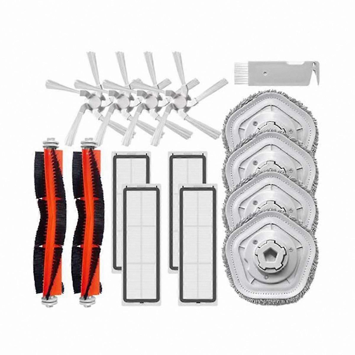 Self-Cleaning Robot Vacuum with Main Brush, Side Brush, HEPA Filter, and Mop Pads for W10 Models