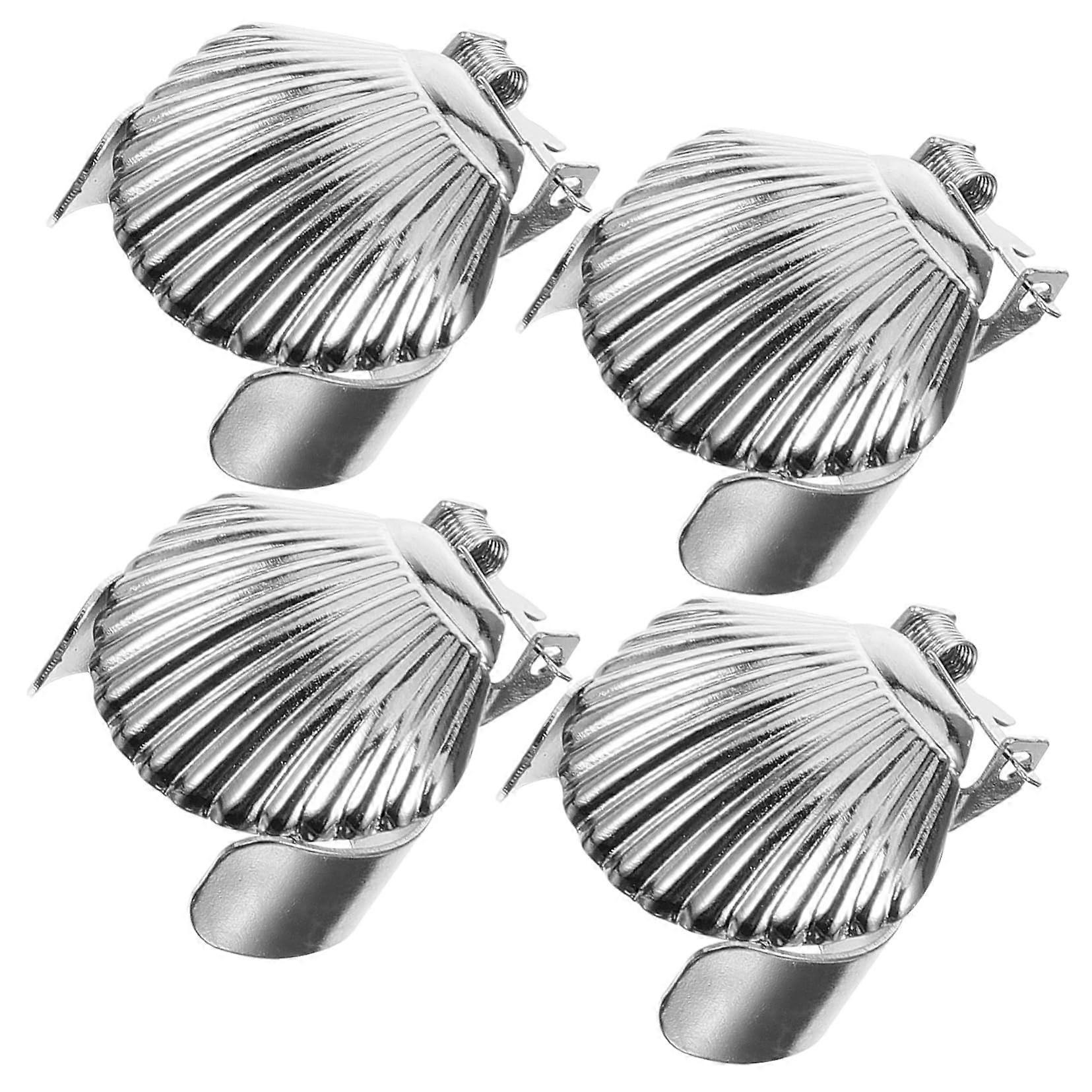 4Pcs Candle Snuffer Set Metal Extinguisher Tools for Safely Putting Out Scented and Tealight Flames