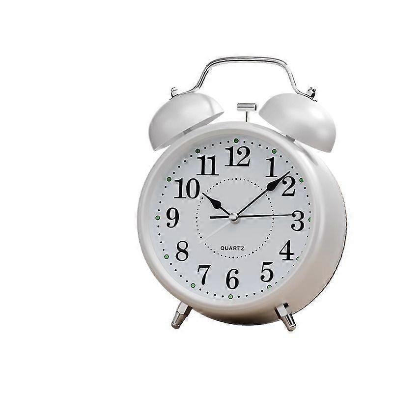 Alarm Clocks Bedside Retro Loud Alarm Clock, Double Bell Battery Powred Bedside Desk Ornament