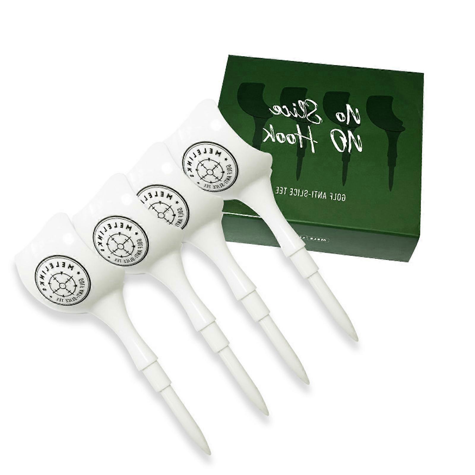 4pcs Golf Practice Tees High Strength Construction Break Design Perfect For Beginners And Multicolor