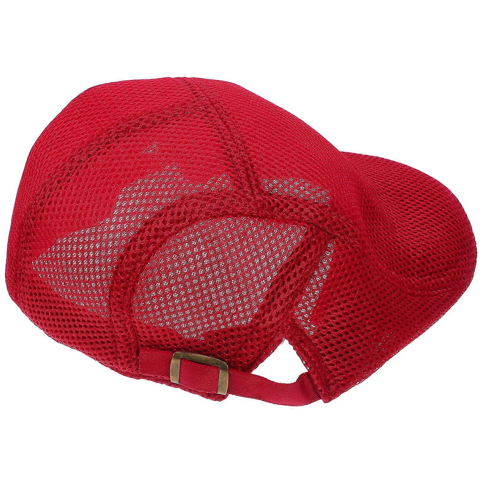 Breathable Mesh Chef Hat For Kitchen Staff And Chefs Versatile Design Adjustable Cooking Cap Durable Use 1Pcs