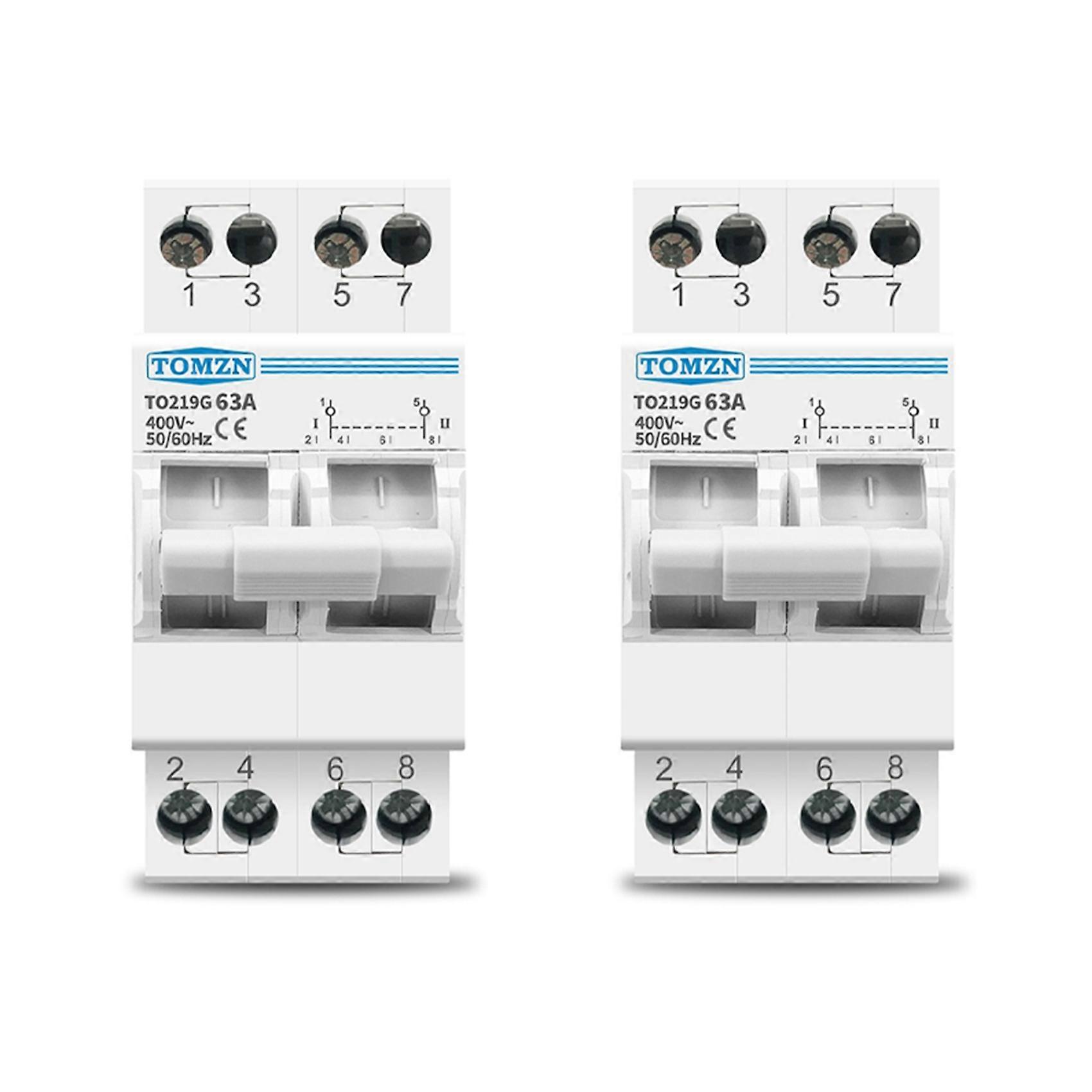 TO219G 2P 63A Isolating Switch Interlock Circuit Breaker