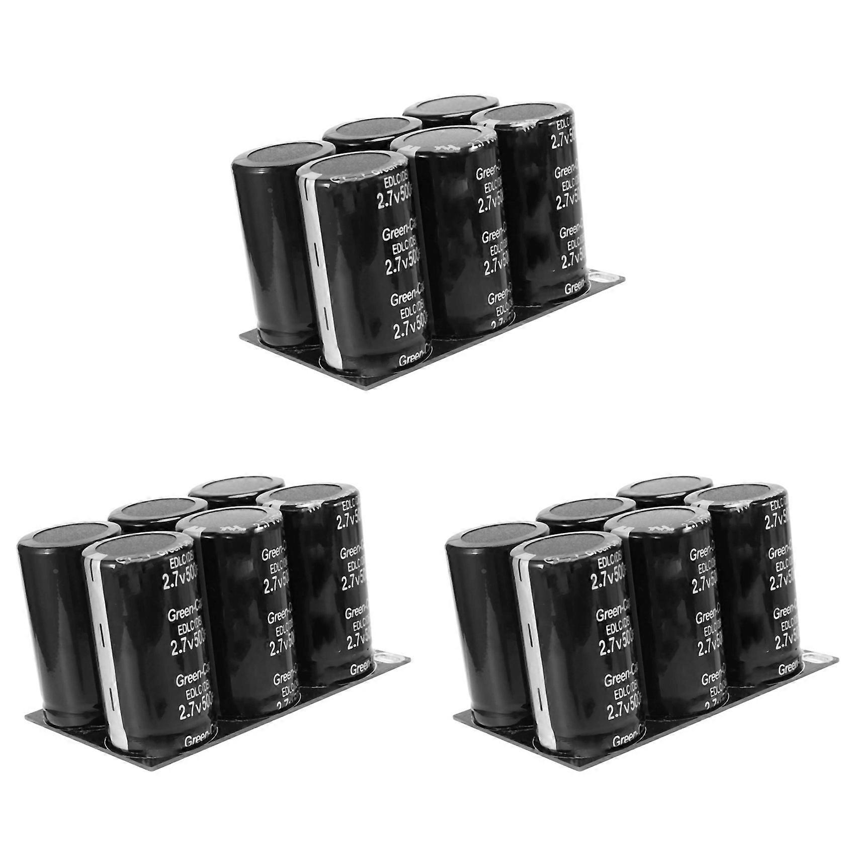 3X Farad Capacitor 2.7V 500F with Protective Plate Capacitors