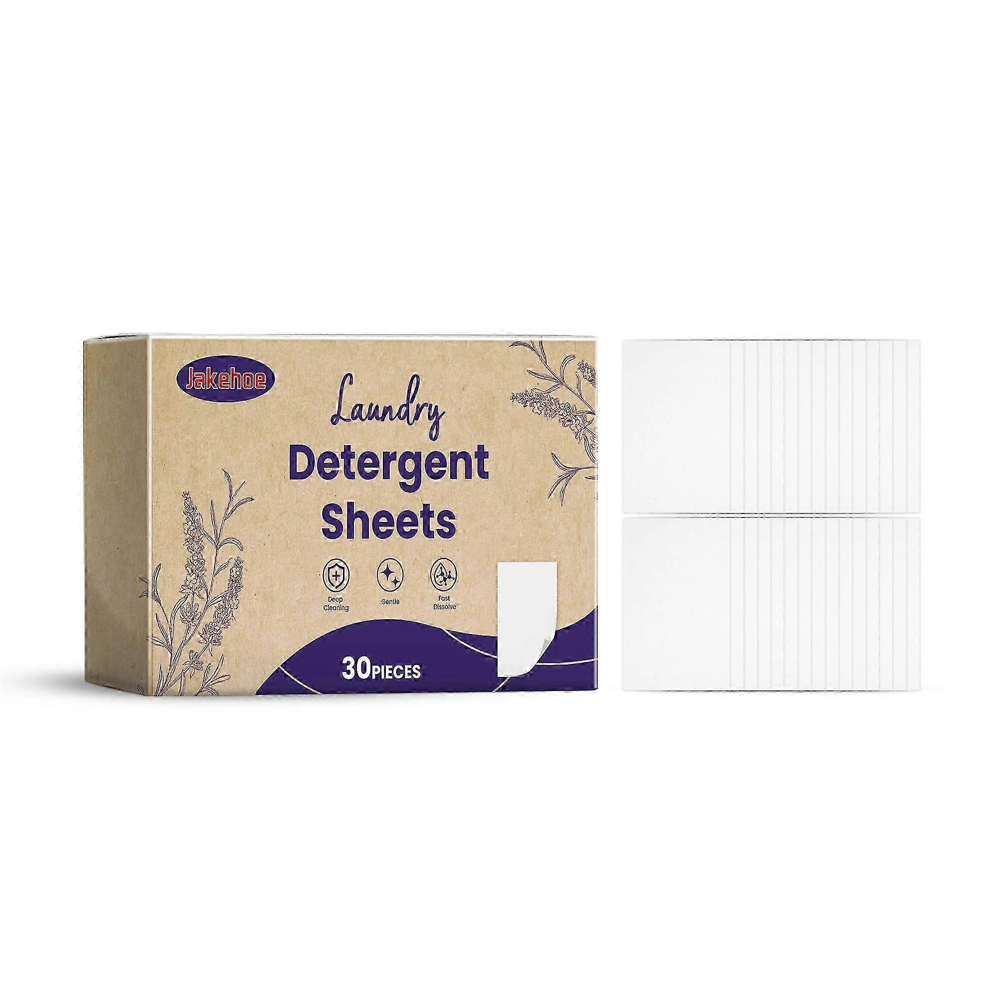 Lavender Laundry Detergent Sheets  Deep Cleaning, LongLasting Fragrance, EcoFriendly  ResidueFree, 30 Count for Effortless  Fresh Laundry