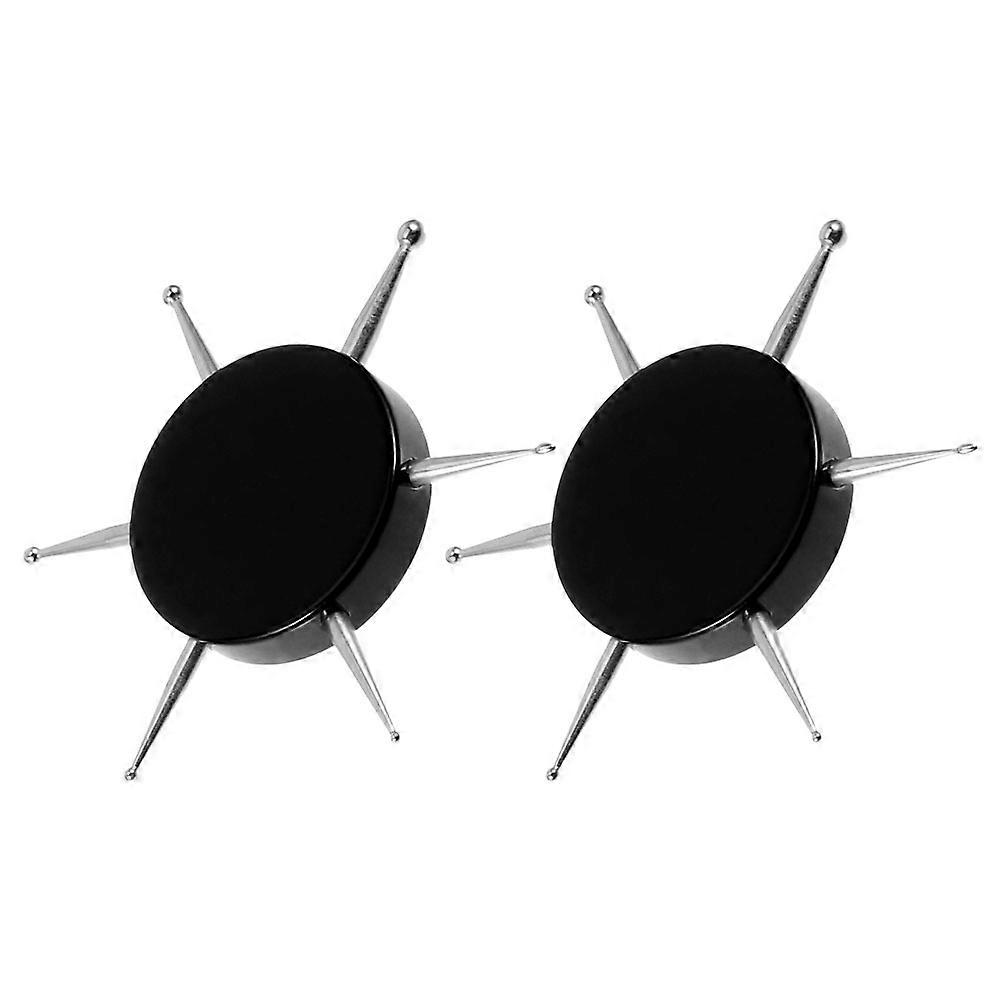 Nail Art Dotting Tool Circular Tool for Manicure 2Pcs with 6 Size Heads