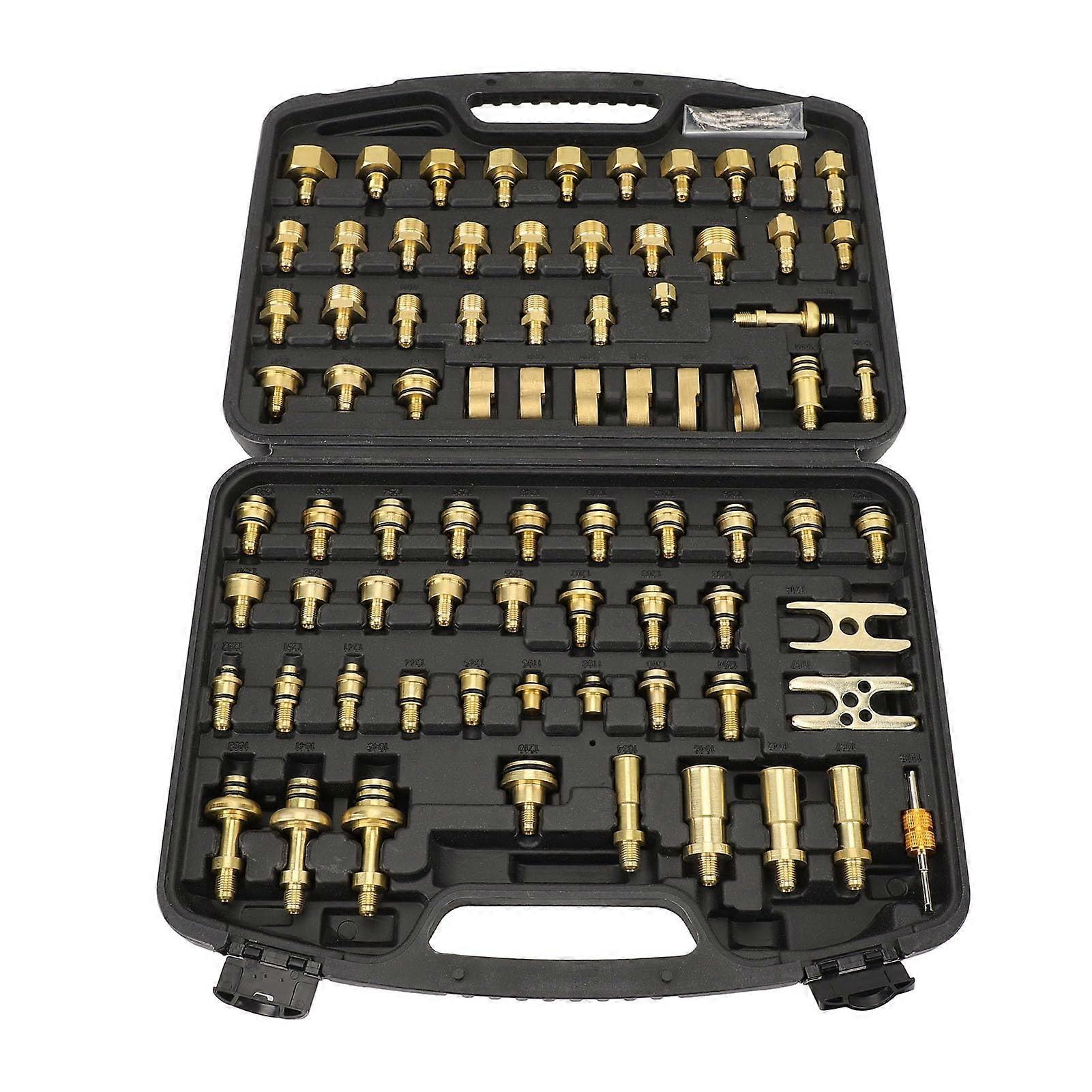 AC Leak Detection Kit with Precision Brass Tools for Cars and Trucks