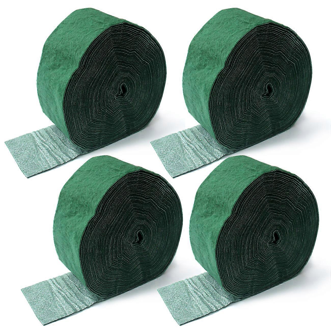 4.7 in. x 65 ft. Single Tree Protector Wraps Green for Gardening Tree Protector for Warmth and Moisture(4-pack)