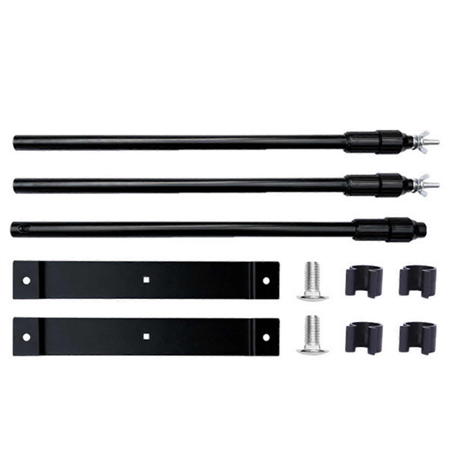 Adjustable Background Stand with Telescoping Design Secure Photography Setups Enhanced Stability Metal and ABS Build Multicolor