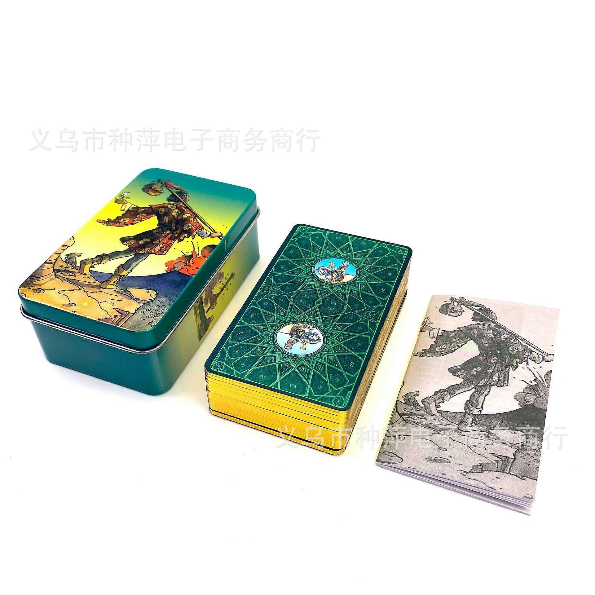 New Vision Tarot Cards (Gold-plated Tin Box)