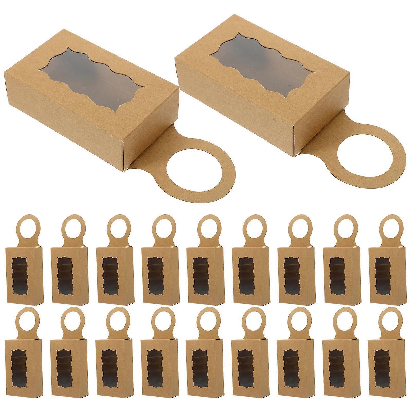 Gift Box with Handle Hanger Box for Storage 25Pcs