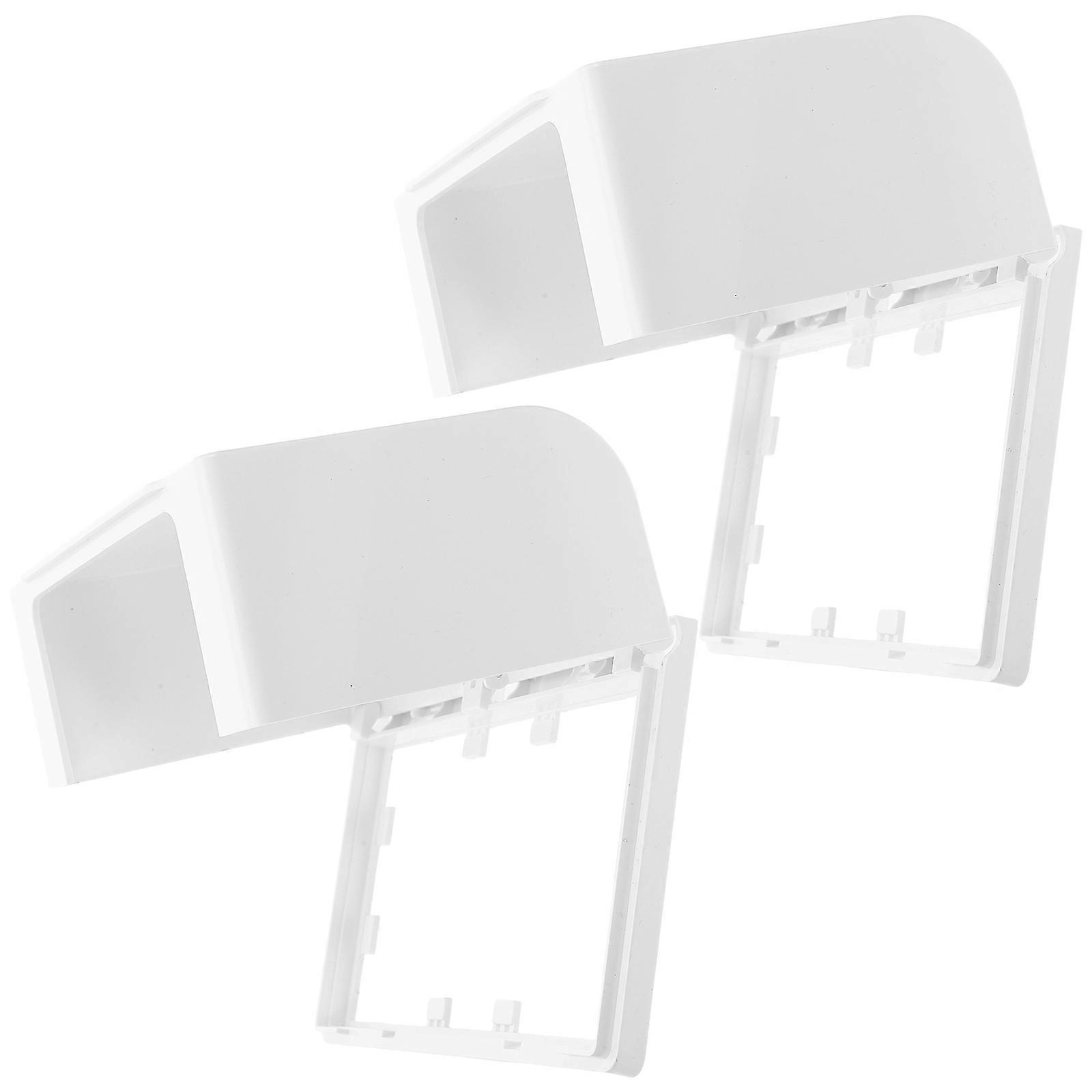2Pcs Waterproof Socket Cover Protective Shell for Bathroom Wall Outlet