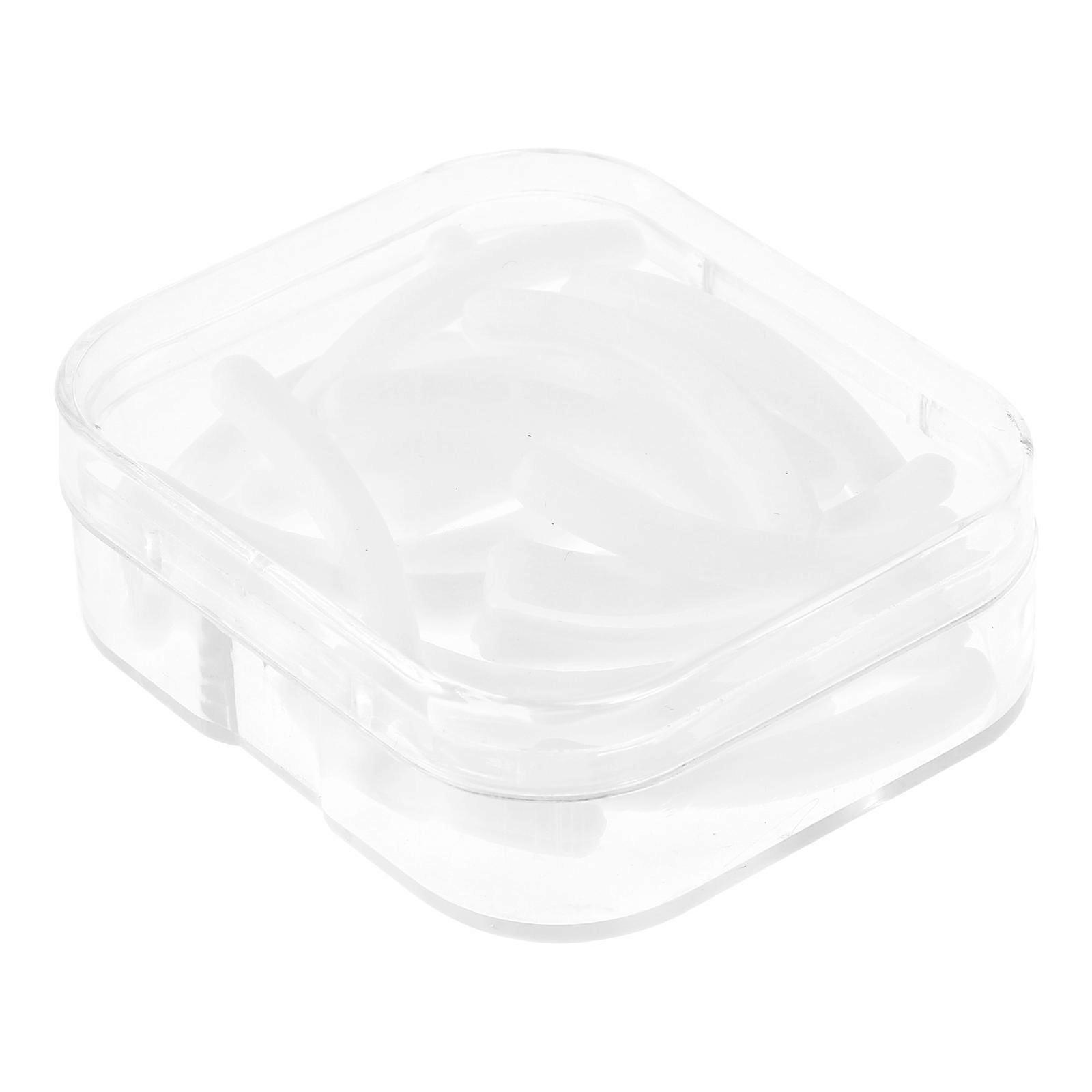 White Silicone Eyelash Curler Pads for Replacement 24Pcs Refill Set