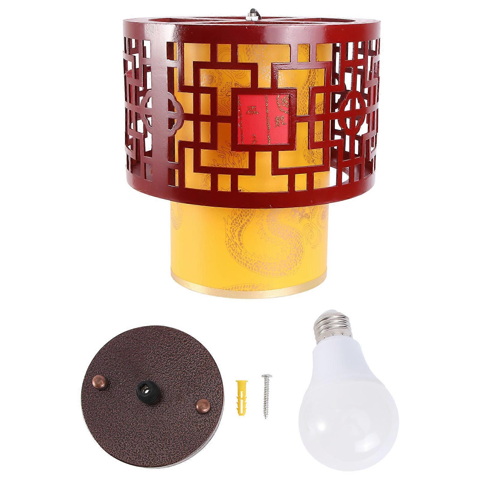 Oriental Wooden Lantern Ceiling Light for Lighting Use Classical Lamps