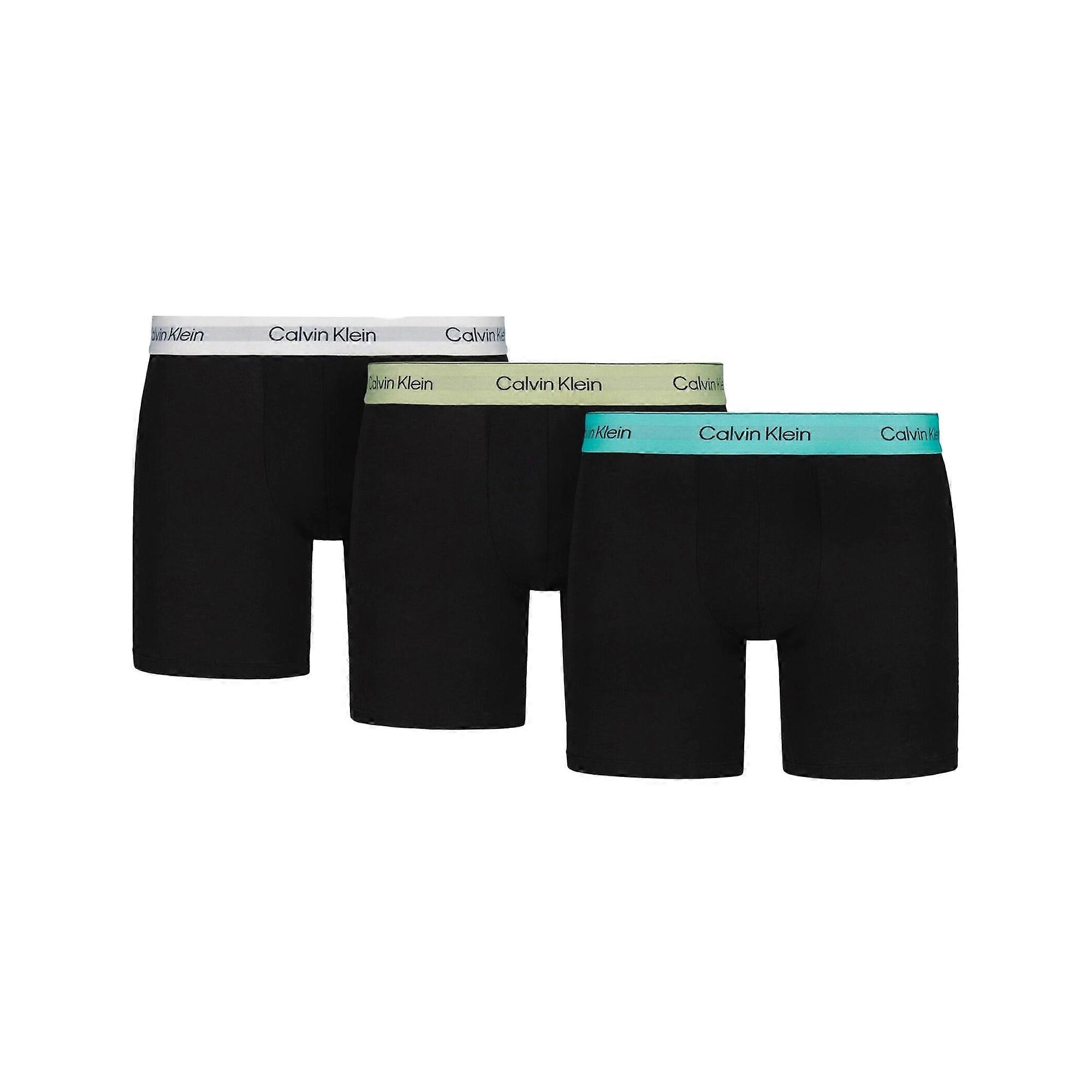Calvin Klein Icon Cotton Stretch 3 Pack Boxer Briefs Multi Colour Band