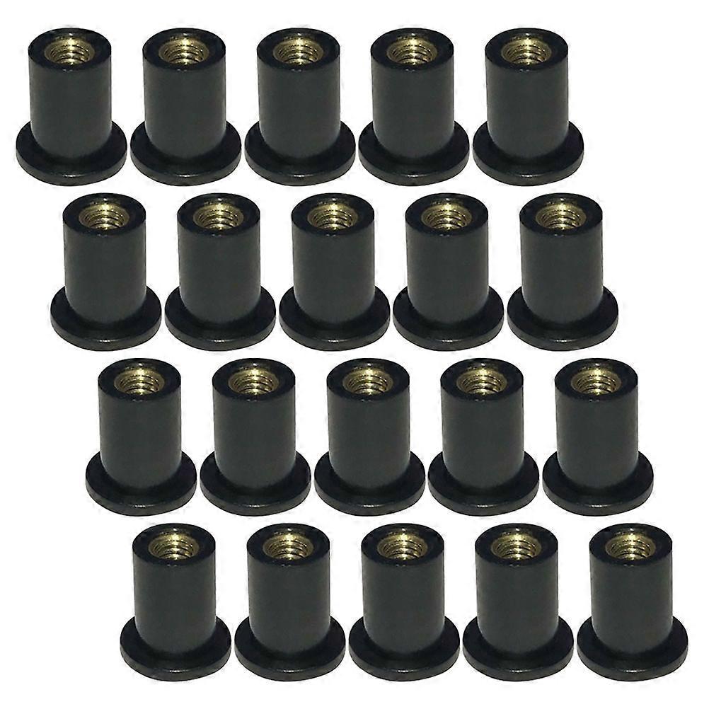 Motorcycle Windscreen Well Nuts Copper Durable Mounting 100Pcs Pack