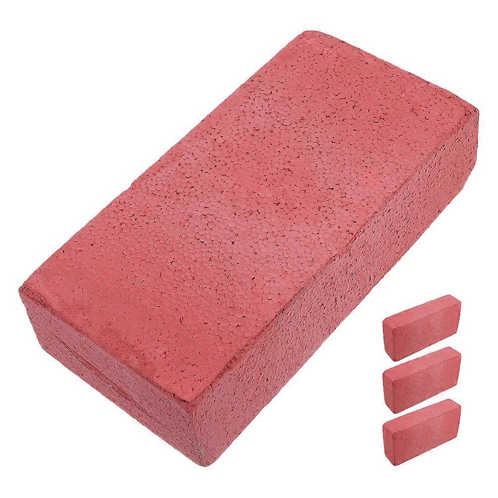 Stage Prop Fake Brick for Comedy Gimmicks 4Pcs Realistic Foam Bricks