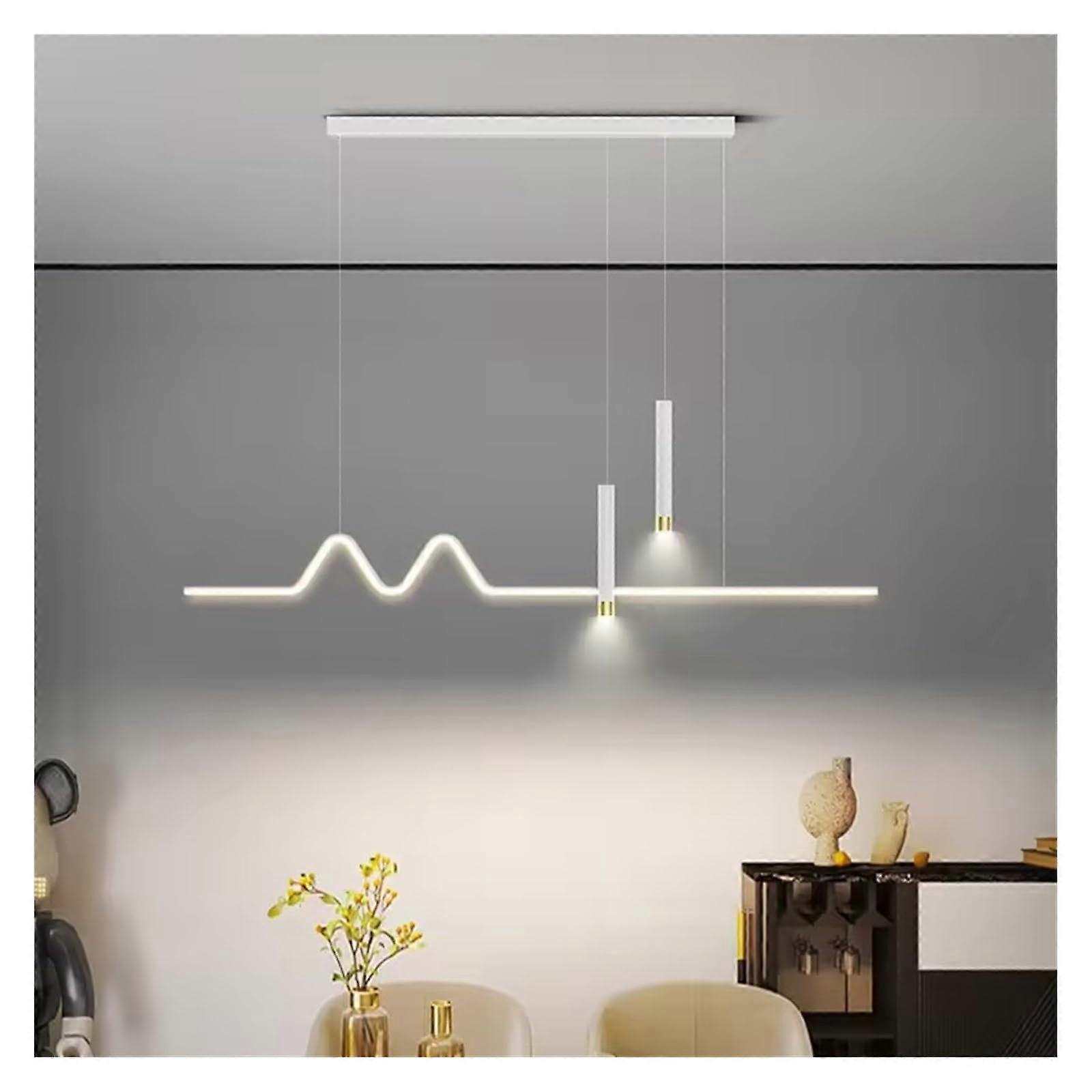 Modern LED Pendant Light for Dining Room with Remote Dimming Control, White Energy Saving Lamp