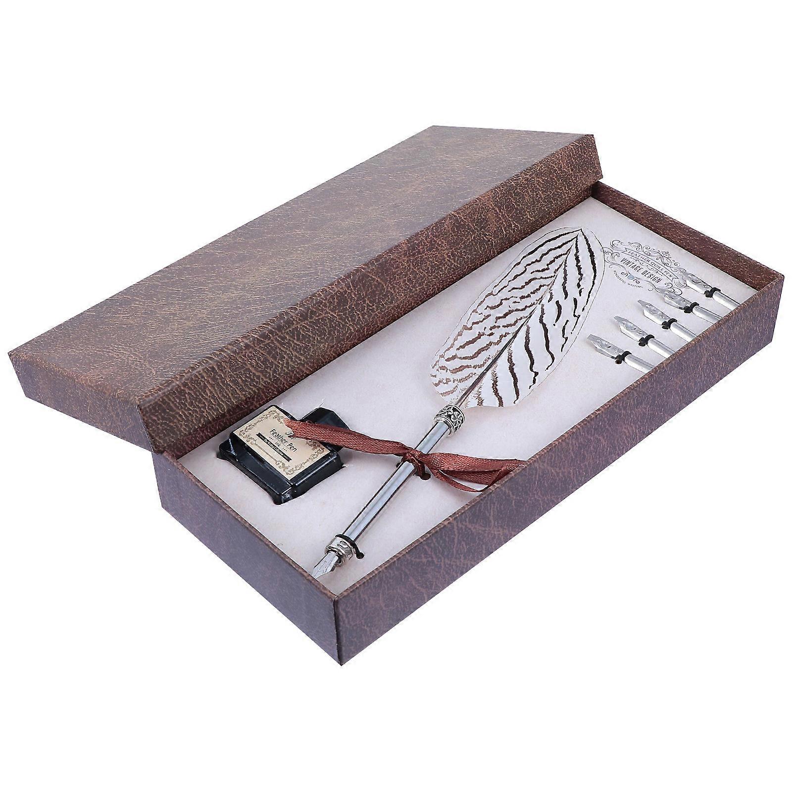 Dip Pen Gift Set for Writing Use 1Set Assorted Color Materials