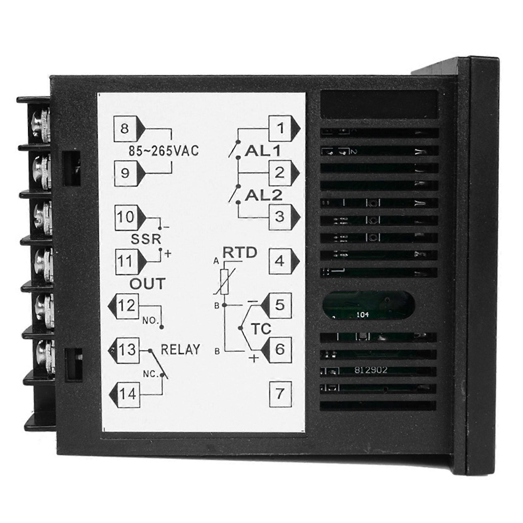 4X SINOTIMER MC701 Digital PID Temperature Controller Waterproof K Type PT100 Sensor Input Relay SSR Output