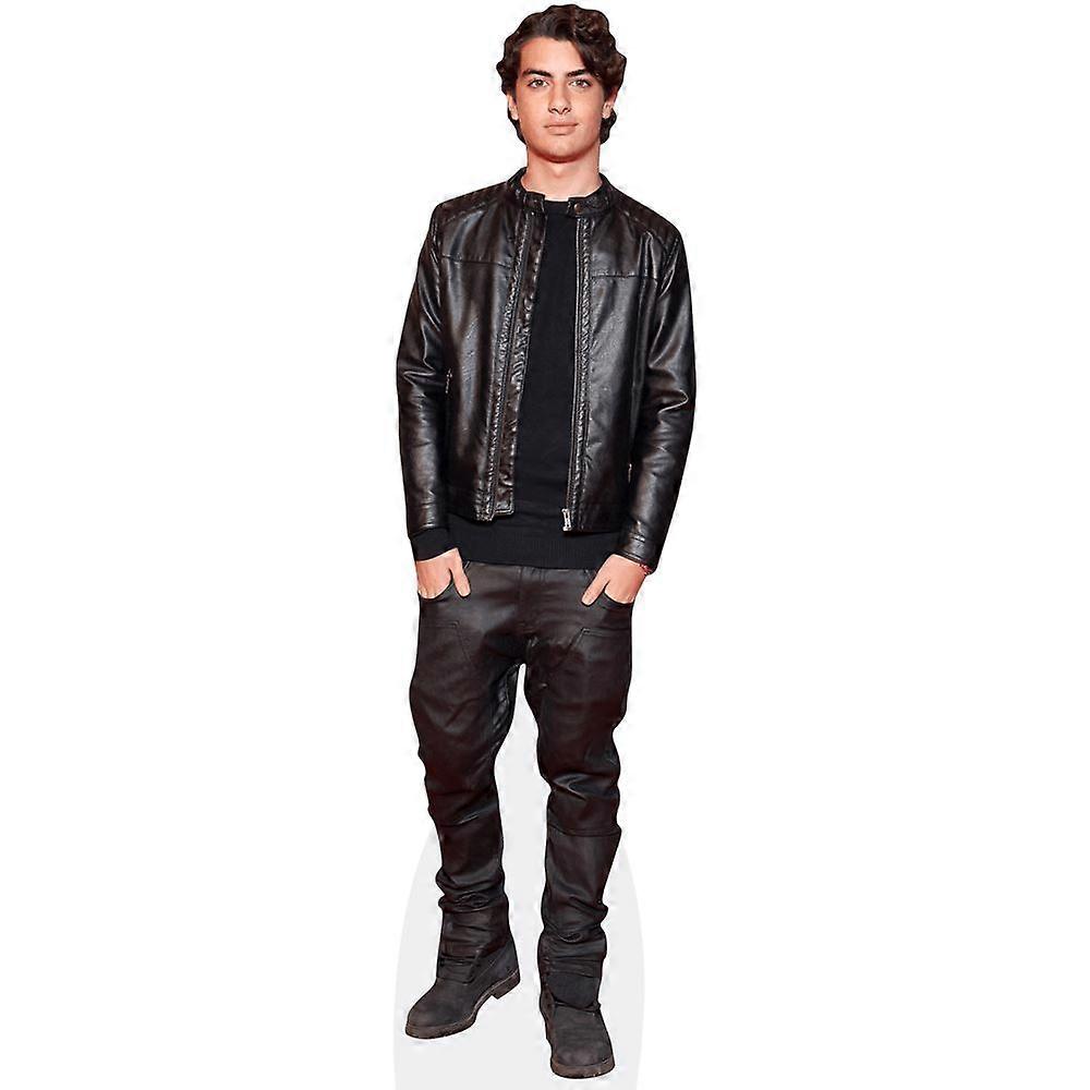 Samuele Carrino (Leather Jacket) Cardboard Cutout (lifesize OR mini size). Standee. Stand Up.