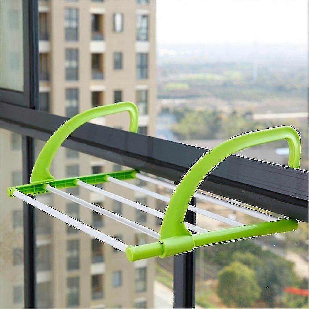 Foldable Multifunctional Indoor Outdoor Drying Rack Balcony Hanging Shelf