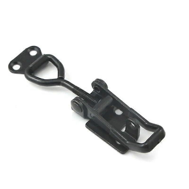 Stainless Steel Toggle Latch Heavy Duty Adjustable Snap Hook Spring Loaded Lock for Tool Boxes