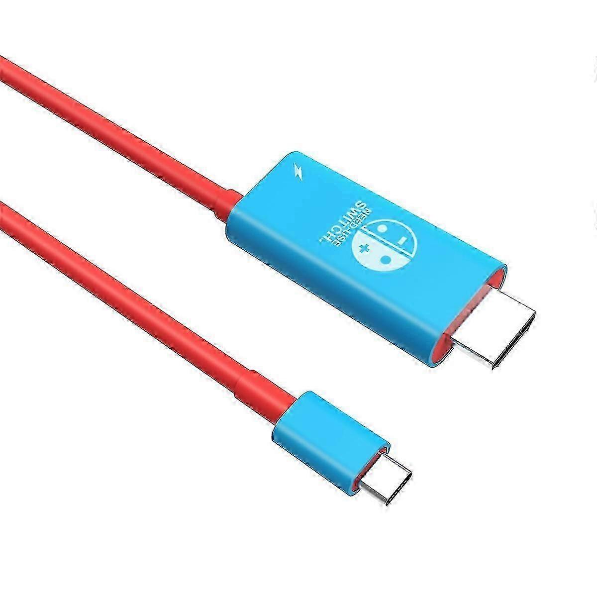 USB-C to HDMI Adapter Cable for Nintendo Switch Dock with 4K Support at 30Hz