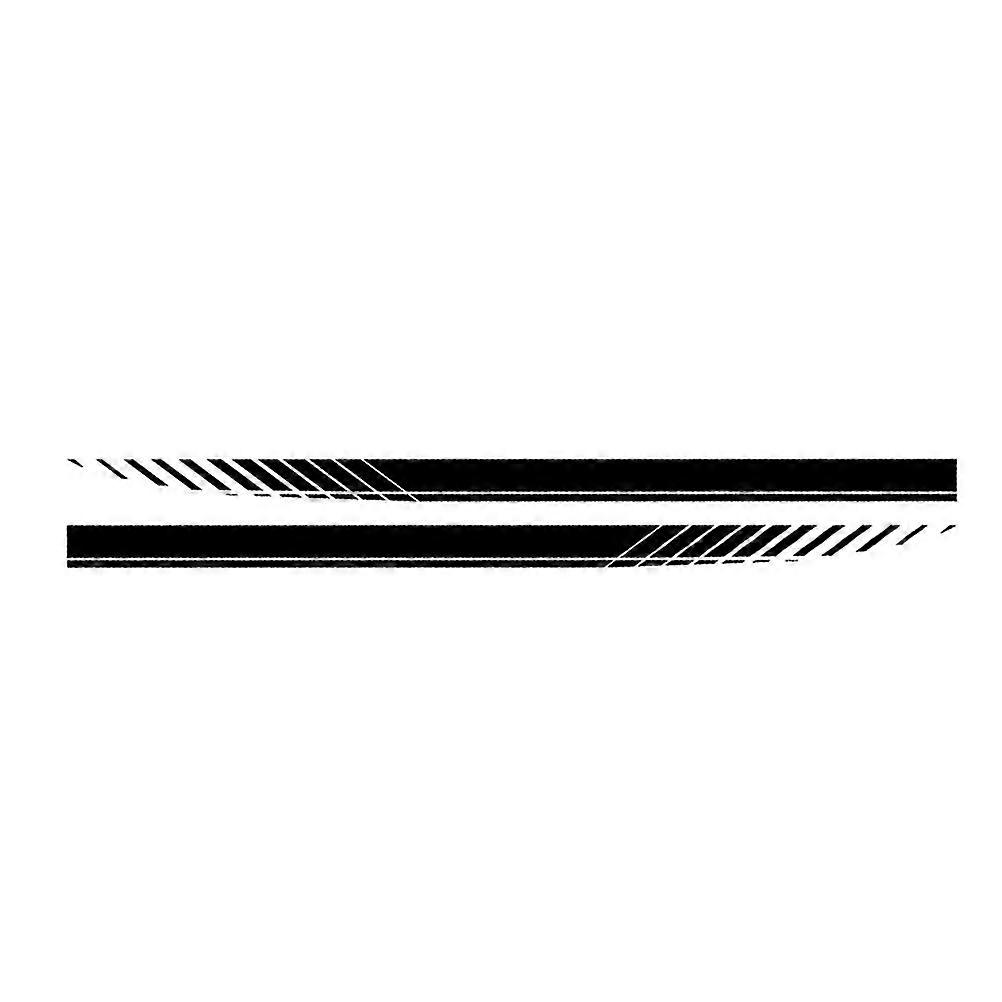 Car Body Side Door Decals Racing Stripe for Decorating 2Sets