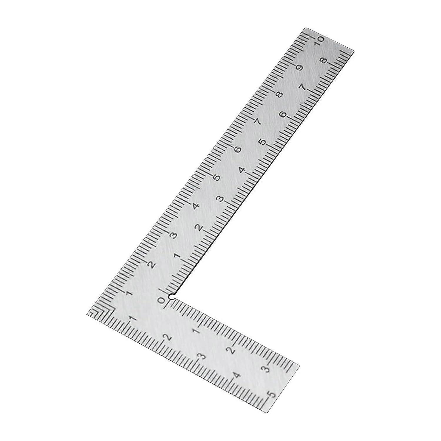 Stainless Steel Carpenter Square 90 Degree L Shaped Framing Square for Precise Woodworking
