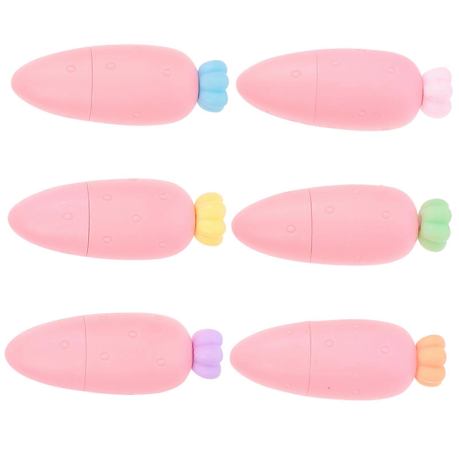 Fluorescent Pen 6Pcs Fluorescent Paint Marker Pens for Writing Use