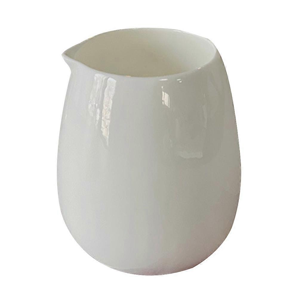 Mini Milk Jug Ceramic Cup for Storage Use Practical White Milk Cup