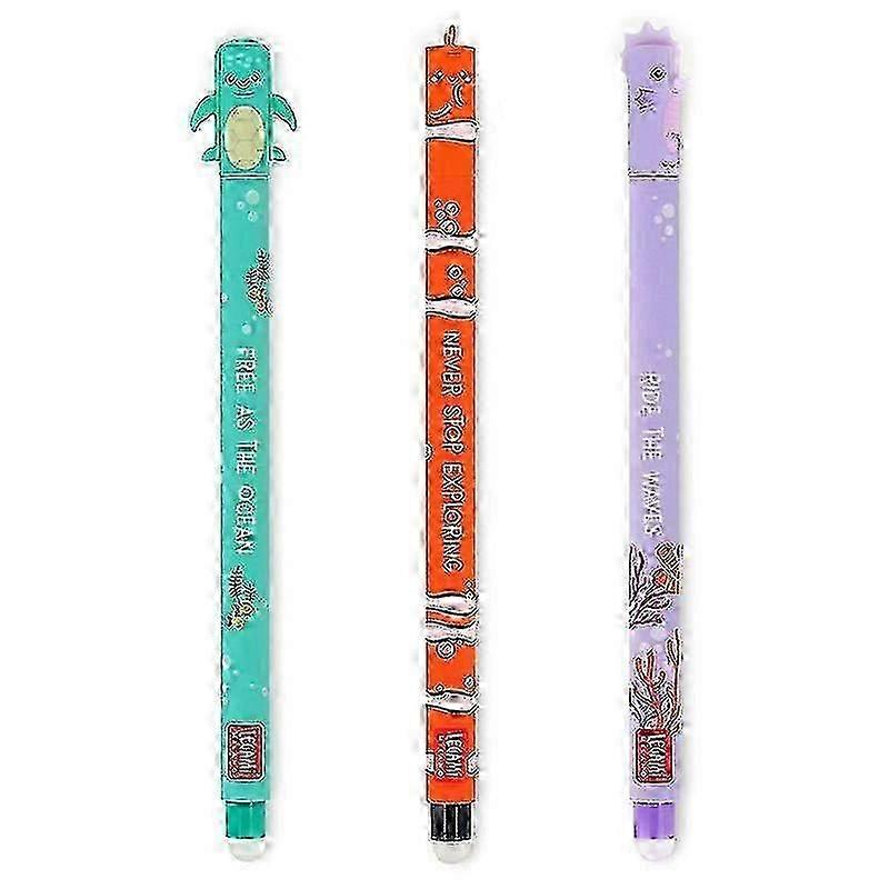 Generisch Erasable Pen Set Special Edition 3 Pens Perfect Cute 1ml Refill