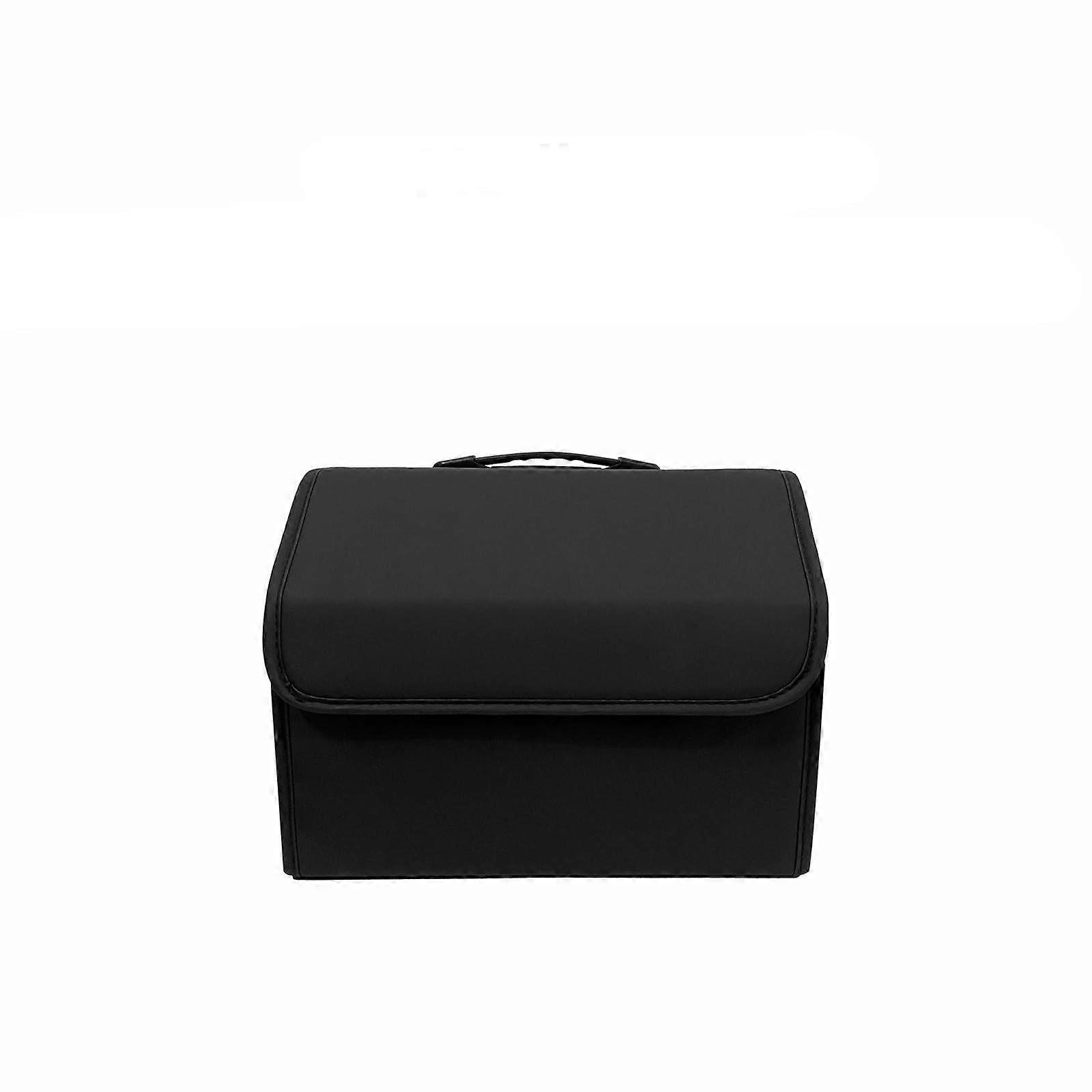 ExtraLarge PU Leather Car Trunk Organizer with MultiPocket Foldable Storage Box Waterproof