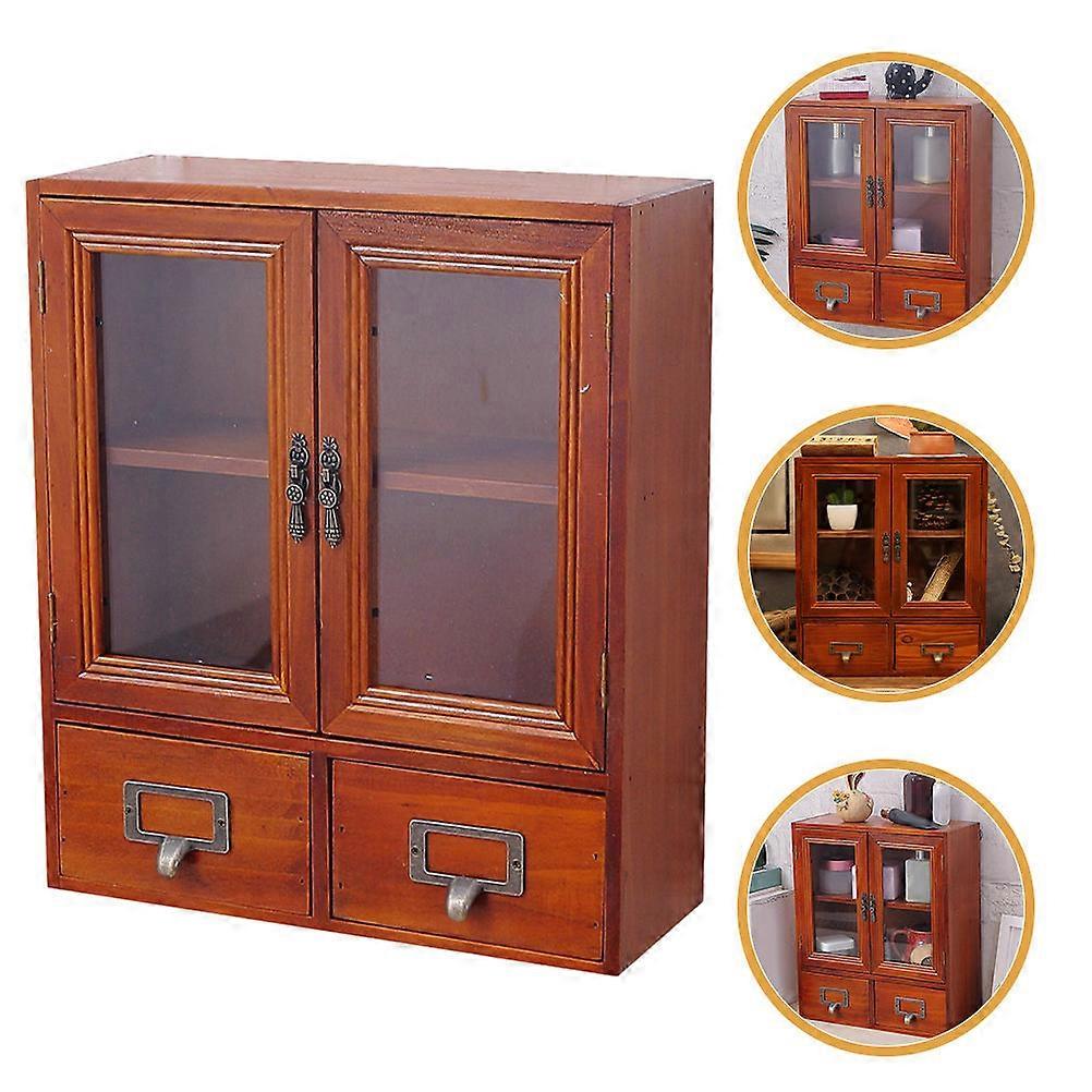 Multi Layer Wooden Drawer Cabinet for Storing Use in