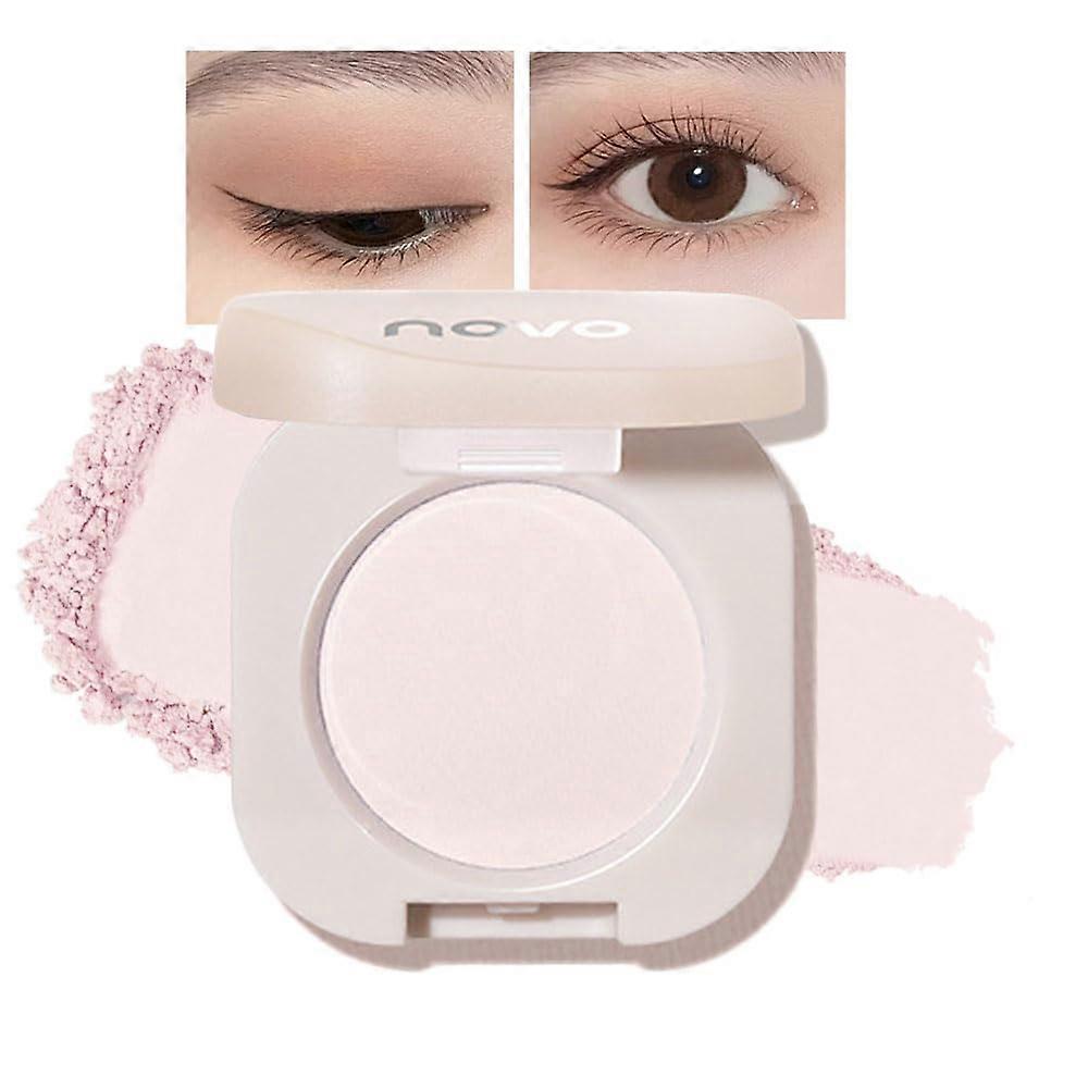 Matte Eyeshadow Palette Pink Korean MultiUse Blush Smooth Blendable LongLasting #01 Moonlight
