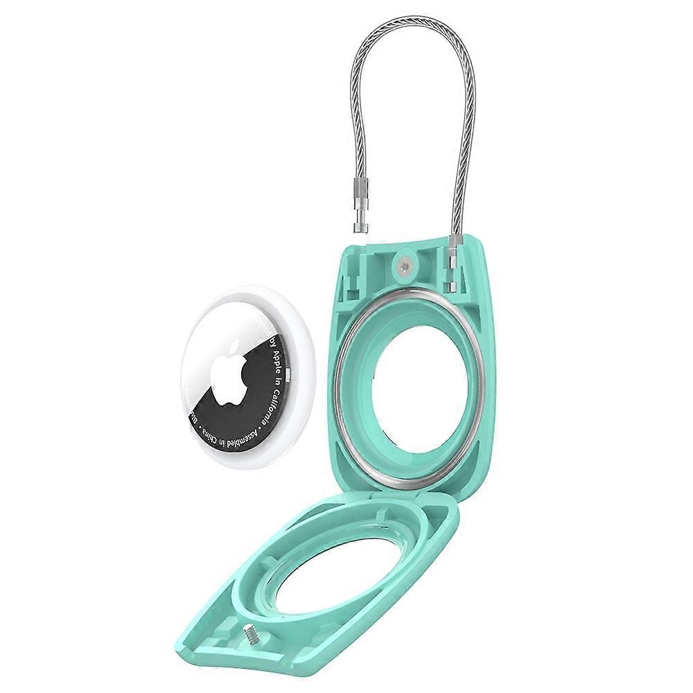 Waterproof Hard PC Protective Case for AirTag Bluetooth-compatible Tracker with Wire Cable