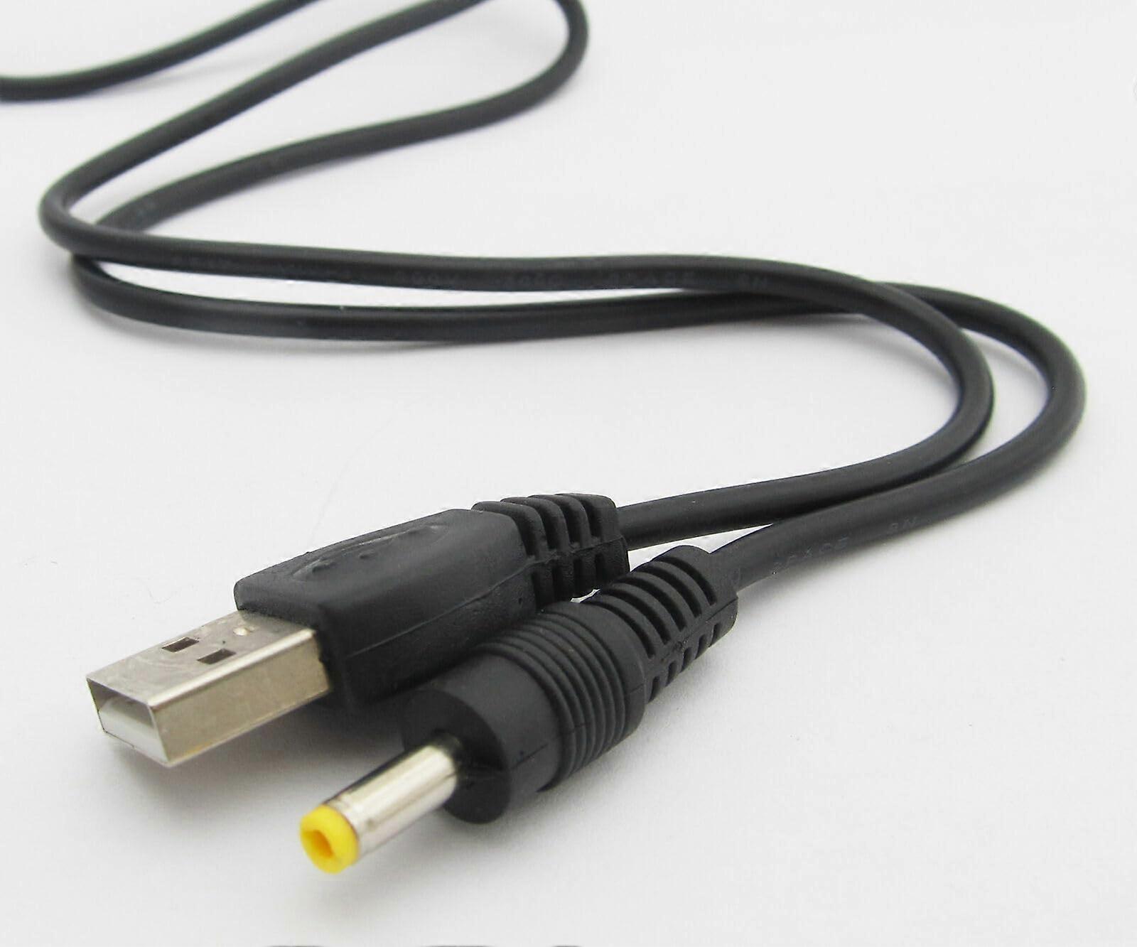 5pcs 80cm USB Charging Cable for PSP 4.0x1.7mm Multiple Spare Cables for Power Convenience Ref:5959